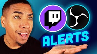 How to Setup Twitch Alerts in OBS Studio Super Easy [upl. by Eugine470]