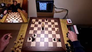 Chess  Playing a chesscom Bot on a DGT eBoard Microsoft Edge [upl. by Ariajaj591]