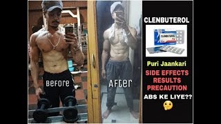 CLENBUTEROL RESULTS Full INFORMATION  Sacha GAYAN JAANKARI  SIFE EFFECT RESULTS AND PRECAUTION [upl. by Alrzc]