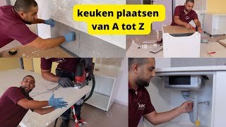 50 tips hoe een je een Ikea keuken plaatst aansluiten betegelen en afkitten [upl. by Brigida]