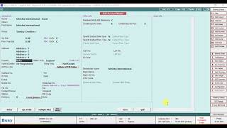 How to create Account Master in Busy 21 [upl. by Maxy]