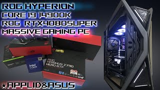 14900K＆ROG RTX4080Super HYPERION BTF Powerful Gaming PC [upl. by Nollek979]