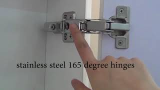 180 degree adjustable hinges soft closing concealed hinge K165H [upl. by Ricoriki748]