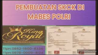 PEMBUATAN SKCK DI MABES POLRI [upl. by Marrin]