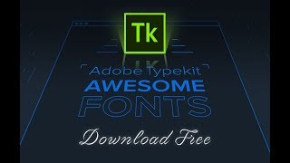 How to download typekit fonts free  Hindi Tutorial  Video 1 [upl. by Nahem]