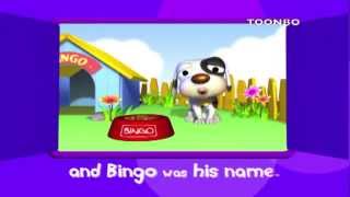 BINGO Lyric  ToonBo HD  Most Popular Kids BINGO song [upl. by Joashus]