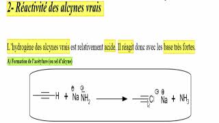 Hydrocarbure SMC S4 réactivité des alcynes lacétylure réaction avec époxydealdéhydecétone 27 [upl. by Pul]