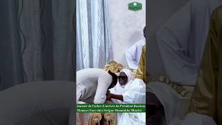 Journée de larbre larrivée du Pdt Bassirou D Faye chez Serigne Mountakhasonkomoydiomaye touba [upl. by Nahgeem]