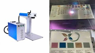 Affordable Fiber Laser Engraving Machine for Color Marking [upl. by Arbed164]