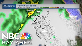 Bay Area forecast Rain returns as storm brings Sierra blizzard [upl. by Atineb474]