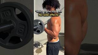 The side effects of the gym NOBODY tells you about 💪🏽🥺 gymlife natty bodybuilding motivation [upl. by Mellicent]