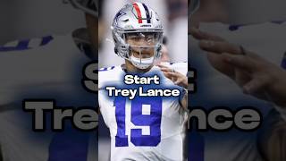 The Cowboys Should Start Trey Lance Over Cooper Rush shorts [upl. by Ahsiekal801]