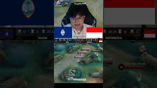 IESF 2024 GUAM VS INDONESIA GAME 2 mobilelegends mlbb mobilelegendsbangbang iesf [upl. by Kristan]