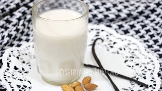 COOKING Cara Membuat Raw Almond Milk [upl. by Aretha925]