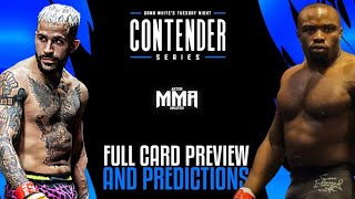 Contender Series 2023 Week 10 Full Card Preview and Predictions [upl. by Theran]