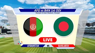 🔴Afg vs Ban Live  1st ODI  Afghanistan vs Bangladesh Live Cricket Match Today Score amp Commentary [upl. by Airamasor695]