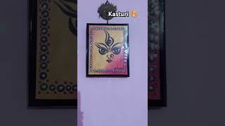 kasturiartsrgda youtubeshorts viralvideo maadurga paining 🎨🎨🎨🎨 [upl. by Dominga416]