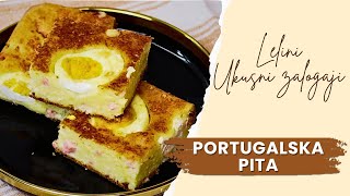 Portugalska pita  Lelini ukusni zalogaji [upl. by Aierbma]