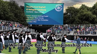 Boghall amp Bathgate Caledonia PB  Grade 1 Medley  World Pipe Band Championship 2024 [upl. by Maurizio]