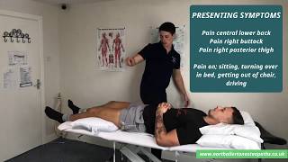 Osteopath treatment for Low Back Pain amp Hamstring Pain [upl. by Honan]