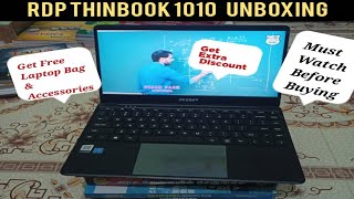 RDP ThinBook 1010 Unboxing  Best Laptop Under Rs 20k [upl. by Lekym]