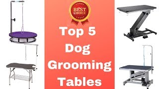 Top 5 Dog Grooming Tables Recommended By The Professional Groomers [upl. by Osnerol]