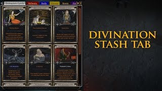 Path of Exile Divination Card Tab [upl. by Fitzger580]