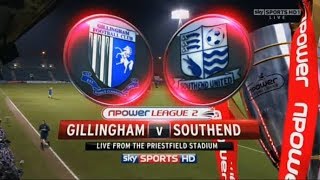 20112012 Gillingham vs Southend Lge 2 [upl. by Lay]