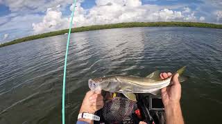 Kayak fishing Wabasso Florida before a big storm [upl. by Gibson7]