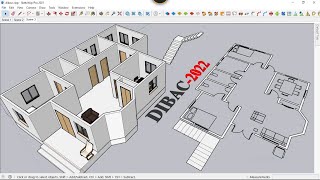 How to Use DIBAC 2022 Plugin in SketchUp with New Feature [upl. by Briggs505]