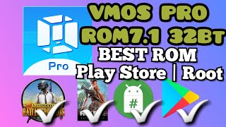 VMOS PRO MOD ROM 71 32Bits  Google Play Store  Root  Xposet  Best ROM For GAMERS [upl. by Rebor]