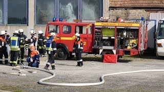 Schauübung zum 150jährigen Jubiläum der Feuerwehr Wonfurt [upl. by Frasier501]