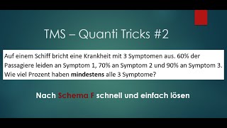 TMS  Quantitative amp Formale Probleme  Tricks 2 [upl. by Justis]