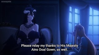 Albedo Secretly meets Princess Renner  Overlord season 4 episode 2 [upl. by Winfred]