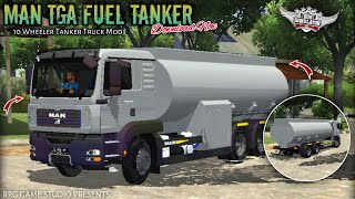 🤩🔥Download Now  MAN TGA 33360 Fuel Tanker Mod for Bussid v431  10 Wheeler Tanker Truck Mod [upl. by Munn364]