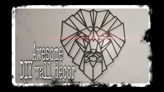 Awesome wall art  geometric lion  PAD [upl. by Anwaf]