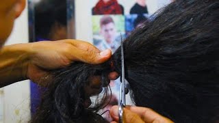 POTONG RAMBUT GONDRONG CARA NYA Bagaimana [upl. by Belanger]