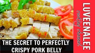 Crispy Pork SkinCrispy Roast Pork Belly No Poking amp Super Easy [upl. by Aniela]