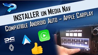 Installer un MediaNav compatible Android Auto et Apple Carplay dans une Dacia ou Renault [upl. by Schwartz740]