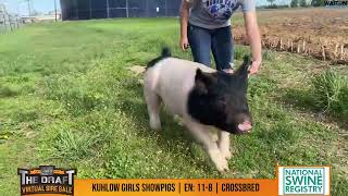 Kuhlow girls showpigs en 11 8 09 May 2024 11 22 15 AM [upl. by Bealle267]