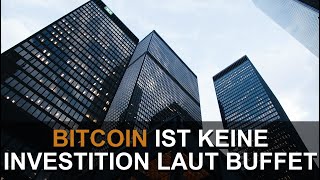 BITCOIN IST KEINE INVESTITION [upl. by Cheslie]