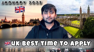 Best Time Apply for UK Studies  January 2025 Intake Time to Apply  uklife ukvlog ukstudyvisa [upl. by Nesiaj]