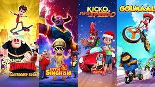 Smashing simba golmaal juniorlittle Singhamkicko speedo very awesome gameplay runninggamesinside [upl. by Eilra]