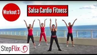 StepFlix Salsa Cardio Fitness Workout 3 by Sonia Jucht [upl. by Sadoc937]