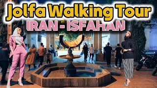 Iran Isfahan Jolfa Walking Tour  Armenian Neighborhood [upl. by Kazim90]