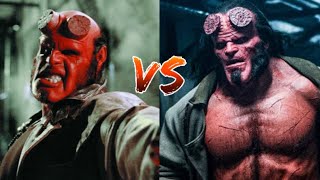 Hellboy Ron Perlman vs Hellboy David Harbour [upl. by Fortunio767]