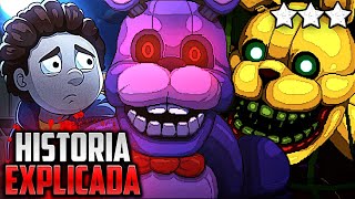 FNAF Into The Pit HISTORIA RESUMIDA Y EXPLICADA  Todos los finales [upl. by Iow161]