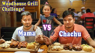 Woodhouse Grill Steak Challenge শেষ পর্যন্ত কী ঘটলো Shezas Mama VS Chachu  Zannat Bristi Vlog 32 [upl. by Neufer]