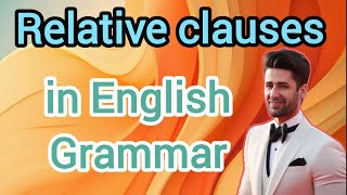 relative clauses in English grammar  how to learn grammar in English  learn English grammar [upl. by Ysor]