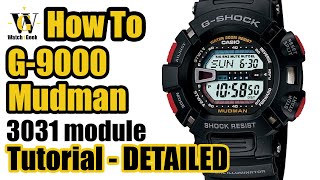 G9000 Mudman  module 3031  tutorial on how to setup and use ALL the functions [upl. by Neurath624]